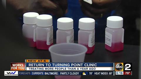 Turning Point Clinic treating more people than a year ago