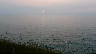 Lake Erie Hazy Sunset ~ June 28, 2023