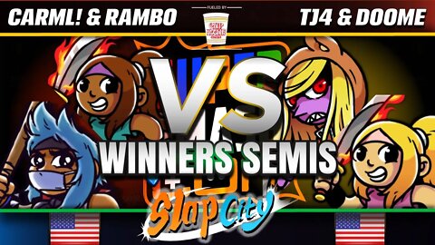 Slap City TOP 8: CarmL! + Rambo vs. TJ4 + Doome - SSC2019 Doubles Winners Semis