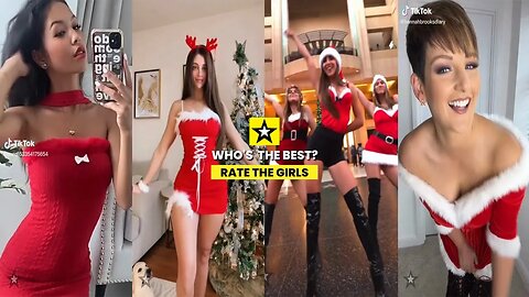 Rate the Girls: Merry Christmas! Best Mrs Santa Claus TikTok Cosplay 🤶🎄❄