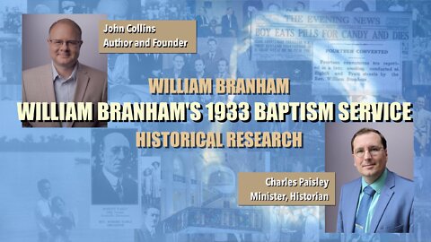 William Branham's 1933 Baptism Service