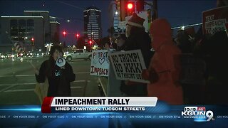 Hundreds gather downtown for impeachment protest