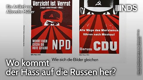 Wo kommt der Hass auf die Russen her? | Albrecht Müller | NDS-Podcast