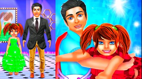 Spa makeover fun with daddy|daddy fun makeup|makeover games|girl games|Android gameplay