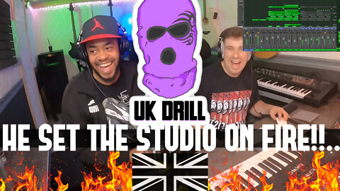 DRILL MUSIC! From Start to finish in the studio Feat. Trix