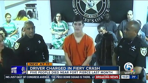 21-year-old driver in court following arrest in crash that killed 5 in Fort Pierce