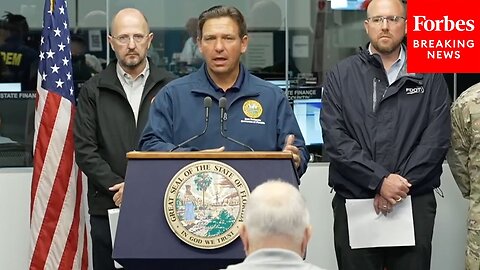 JUST IN: Gov. Ron DeSantis Holds Press Briefing About Tropical Storm Debby As It Nears Florida