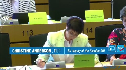 EU MP Christine Anderson: "Who vaxx lied?"