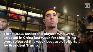 Trump Gives Advice to Freed Athletes