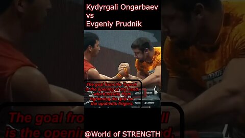 The Armwrestling World Champion Kydyrgali Ongarbaev