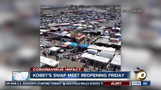 Kobey's Swap Meet reopens with COVID-19 guidelines in place