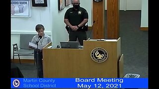 Fourth Grader Gives His Opinion on Wearing Masks at Marin County School Board Meeting