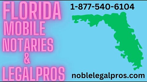 Pinellas Park FL Online Mobile Notary Public Near Me 1 877 540 6104