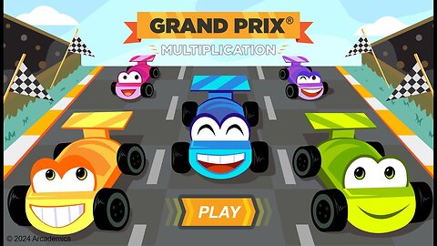 Grand Prix Multiplication - Math Games 🏎️💨