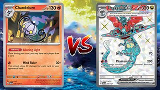 Pokemon TCG Live Twilight Masquerade Chandelure VS Dragapult EX Pidgeot EX!!