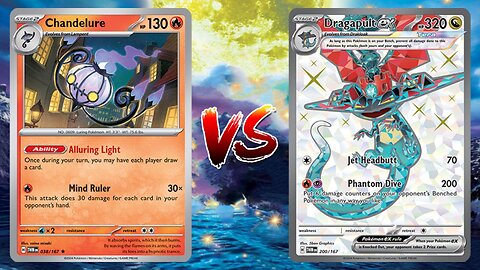 Pokemon TCG Live Twilight Masquerade Chandelure VS Dragapult EX Pidgeot EX!!