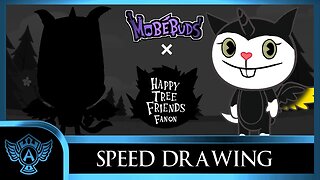 Speed Drawing: Happy Tree Friends Fanon - Figaro | Mobebuds Style