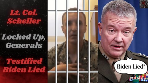 Generals Contradict Biden, Prove He Lied About Withdrawal | US Marine Jailed For Speaking Out