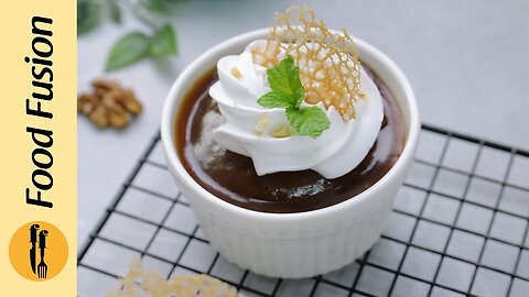 Sticky Toffee Date Pudding Dessert recipe by Food Fussion.