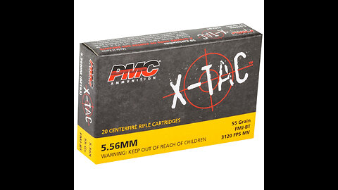 PMC X-TAC 5.56 NATO AMMO 55 GRAIN FMJBT 1000 ROUNDS