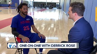 One-on-one with Derrick Rose ahead of Pistons home opener