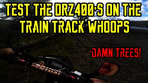 (E12) DRZ400's on the train track whoops, excellent suspension soaked it right up!