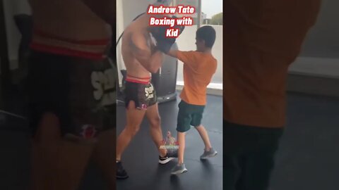 Andrew Tate Boxing with Kid