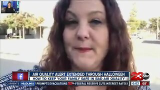 Bad air quality continues through Halloween
