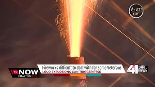 Independence Day fireworks can ignite painful memories for veterans