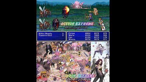 Final Fantasy II (PSP Version) - Roasting Some Sexy Vampire Girls on an Open Barbaque Fire (Literally!)