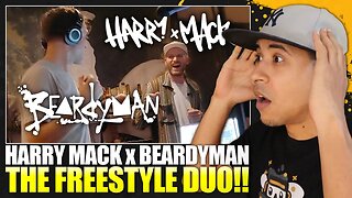 THE FREESTYLE DUO | Getting silly with Harry Mack [ Harry Mack | Beardyman ] (Reaction)