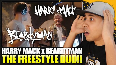 THE FREESTYLE DUO | Getting silly with Harry Mack [ Harry Mack | Beardyman ] (Reaction)