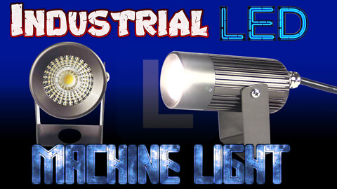 18 Watt LED Fixture for Industrial Lighting - Aluminum Housing 120-277V or 12/24V - IP65 Waterproof