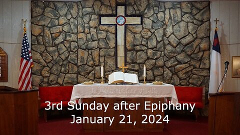 Immediately They Followed Him - Mark 1:14-20 - 3rd Sunday after Epiphany - January 21, 2024