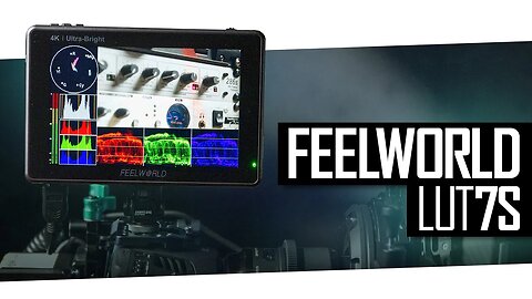 FEELWORLD LUT7S 7" HDMI/SDI 2,200 nit Monitor for Live-streaming and On-Camera