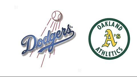 Dodgers @ Athletics. Game 3 of 3 Game Series. MLB the Show 24.