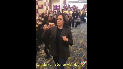 Kamala Harris Dance with kids 💃