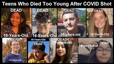 As Deaths to Teens Increase After COVID-19 Shots Pfizer Asks FDA to Inject 5 to 11-Year-Olds