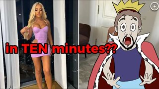 PRIVILEGED Girl makes Rent Money in TEN MINUTES?