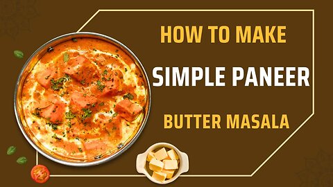 Simple Paneer Butter Masala || Easy & Fast Recipe || Delicious cooking #trending #howto @TowerTreee