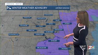 cold with more freezing drizzle on the way!