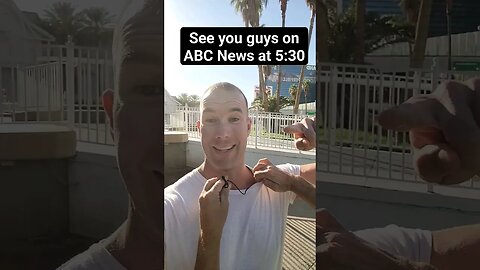 See you guys on ABC News at 5:30 #vegas #mgm