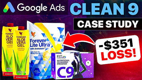 Google Ads Case Study - [CLEAN 9] - Down $351 In Profit... This Landing Page DOESN'T WORK!