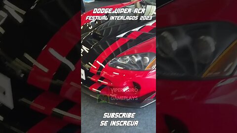 DODGE VIPER ACR no FESTIVAL INTERLAGOS 2023! #dodgeviper #brasil #supercars