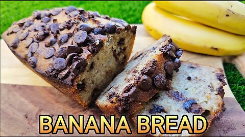 Easy Banana Bread Recipe | Moist Chocolate Banana Bread Recipe #bananabread #chocolatebananabread