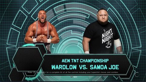 AEW Revolution 2023 Samoa Joe vs Wardlow for the AEW TNT Championship