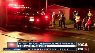 6 treated for carbon monoxide poisoning in Pine Manor