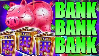 When It's HOT It's HOT! 5 BACK To BACK Bonus Rounds On Piggy Bankin Slot Jackpot Handpay
