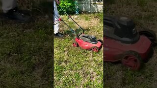 Mo mo mowing man