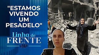 Brasileira relata momentos de tensão em Israel: "Tem terroristas espalhados" | LINHA DE FRENTE